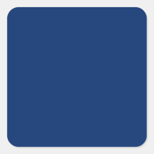 US Blau Quadratischer Aufkleber