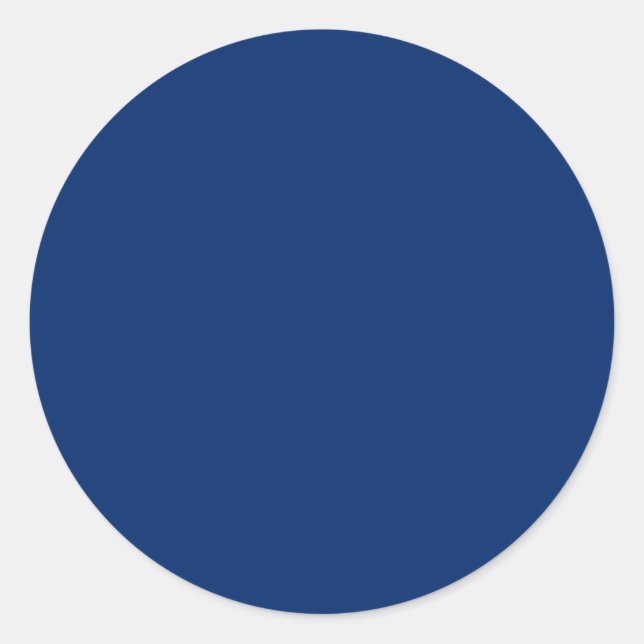 US Blau Runder Aufkleber (Vorderseite)