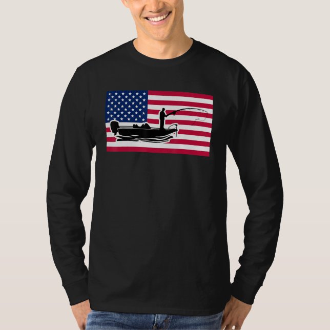 US Boat Fishing T-Shirt (Vorderseite)