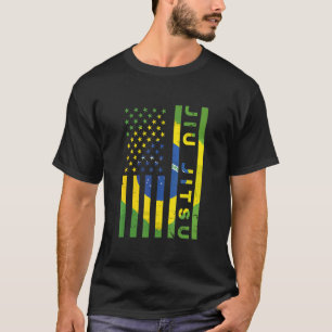 US Brasilien Flagge Jiu Jitsu Brasilianisches Jiu  T-Shirt