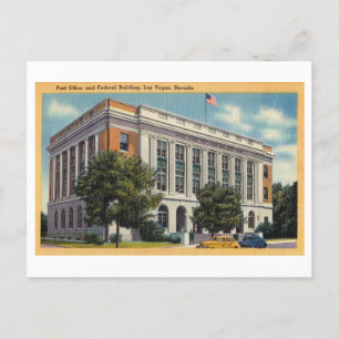 US-Bundesgebäude in Las Vegas, Nevada, Vintage Postkarte