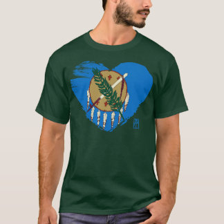 US-Bundesstaat Ich liebe Oklahoma Oklahoma-Flagge T-Shirt