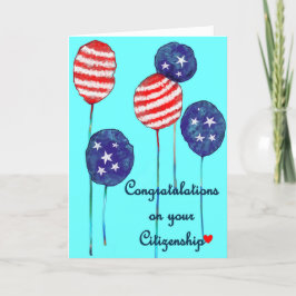 US-Bürger Dankeskarte