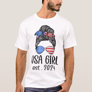 US-Bürger Est 2024 Neue Staatsbürgerschaft Amerika T-Shirt