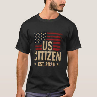 US-Bürger Est. T - Shirt 2026 - Patriotischer Amer