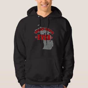 US-Bürger Stolz Amerika Landkarte Schlimmster Staa Hoodie