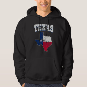 US-Bürger stolz Amerika Staatsflagge Landkarte Tex Hoodie