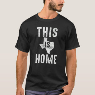 US-Bürger Stolz US-Staatsflagge Diese Zuhause Texa T-Shirt