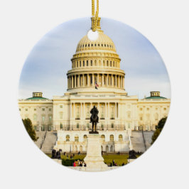 US Capitol Building Keramik Ornament