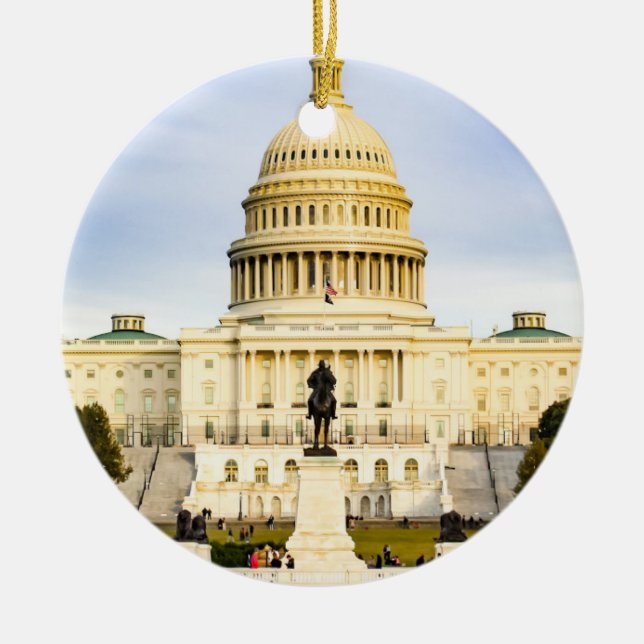 US Capitol Building Keramik Ornament (Vorne)