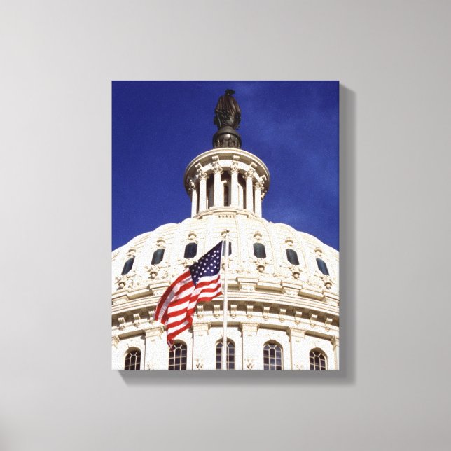 US capitol building, Washington DC Leinwanddruck (Vorderseite)