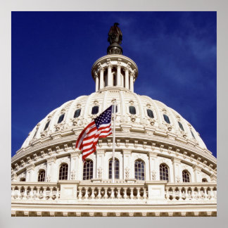 US capitol building, Washington DC Poster