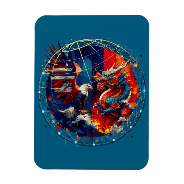 US-China  Magnet (Vertikal)