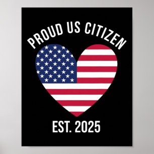 US Citizenship 2025 Dekoration American New USA CI