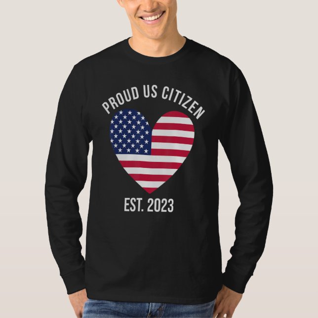US Citizenship Decoration American New USA Citizen T-Shirt (Vorderseite)