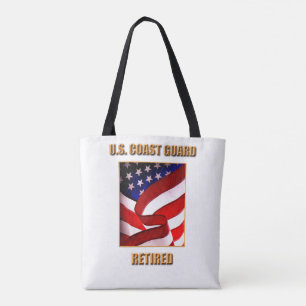 US Coast Guard All-over-Print Tote Bag, Mittel