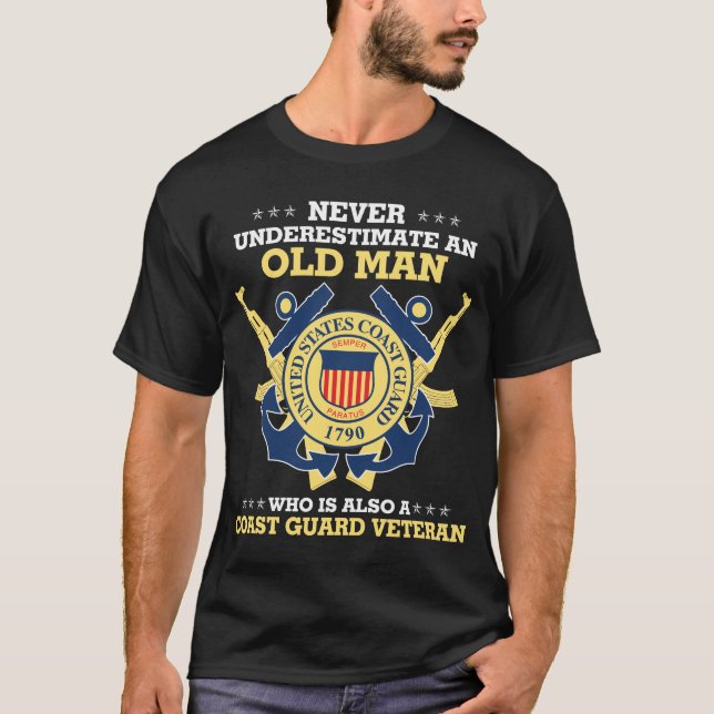 US Coast Guard Veteran Tee Shirt (Vorderseite)