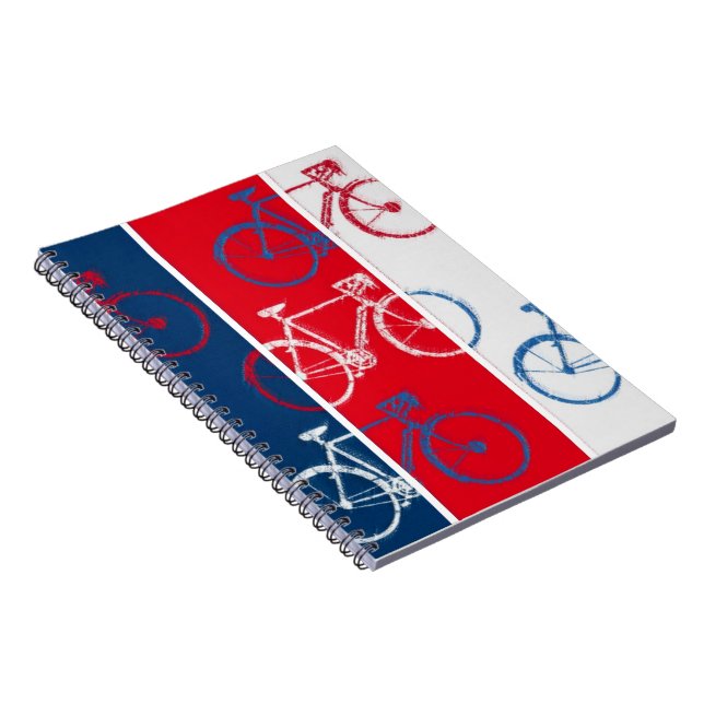 US Colors Bikes Notizblock (Rechte Seite)