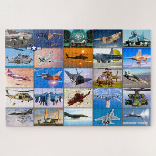 US COMBAT AIRCRAFT - DESERT STORM "MONTAGE" PUZZLE