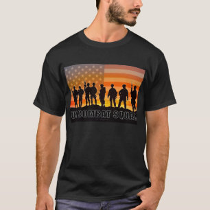 US COMBAT SQUAD COURAGE - Schlacht von Iwo Jima T-Shirt