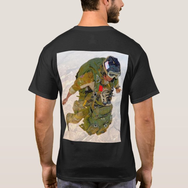 US COMBAT SQUAD - US-Fallschirmjäger T-Shirt (Rückseite)