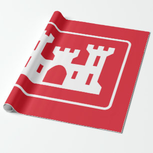 US Corps of Engineers DOD Militär Geschenkpapier
