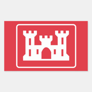 US Corps of Engineers DOD Militär Rechteckiger Aufkleber