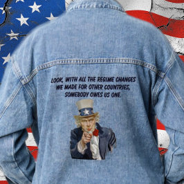 US: Countries Whose Regimes We Changed Owe Us One Jeansjacke