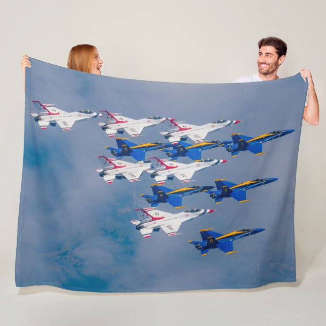 US DEMO TEAMS SALUTE! FLEECEDECKE (Beispiel)