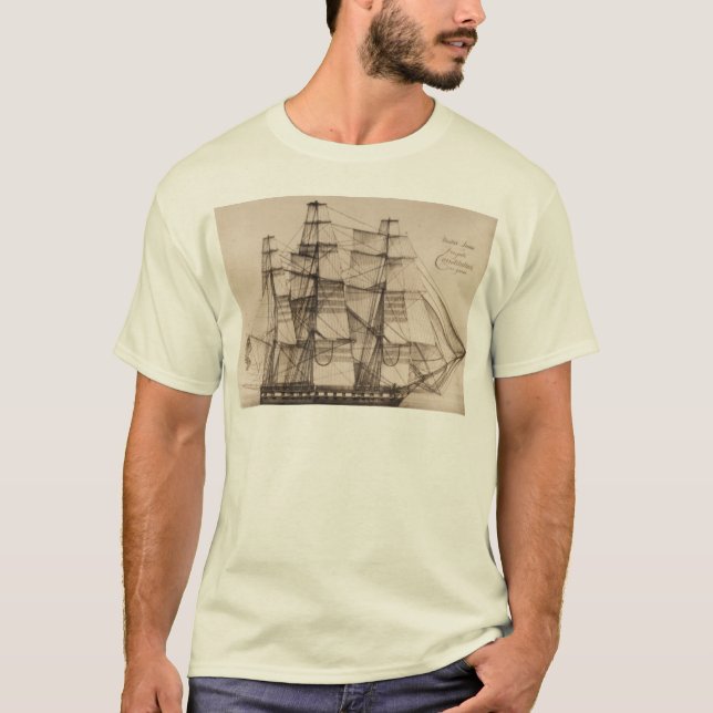 US die sailplan versenden Konstellation T-Shirt (Vorderseite)