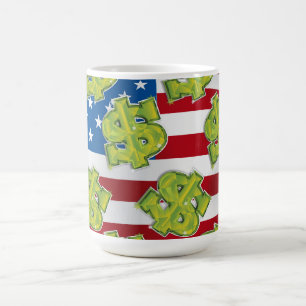 US-Dollar Kaffeetasse
