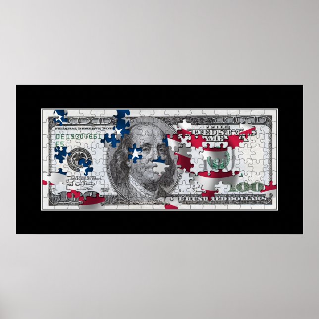 US-Dollar-Poster Poster (Vorne)