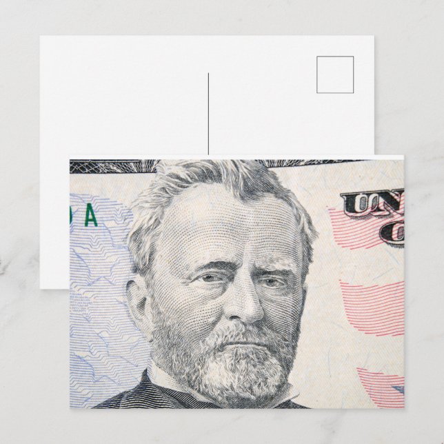 US-Dollar Postkarte (Vorne/Hinten)