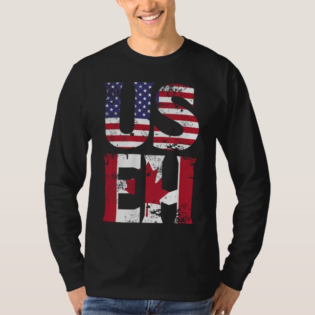 US EH American Canadian Funny Meme Zitat T-Shirt (Vorderseite)