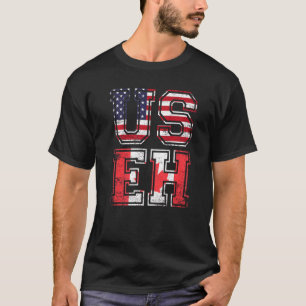 US Eh American Canadian Meme Quote T-Shirt