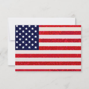 US - Einladung zur US-amerikanischen Flagge
