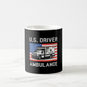 US-Fahrer Krankenwagen Fahrer paramedic Emergency Kaffeetasse