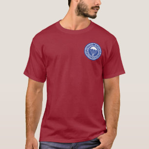 US-Fallschirmjäger + Im Flugzeug Flügel-T - Shirts
