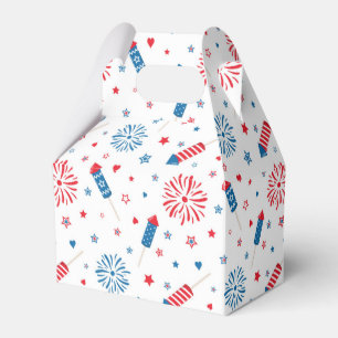 US-Feier, Patriotic Gable Box American Geschenkschachtel