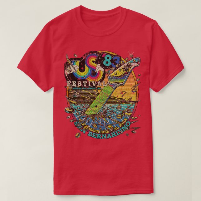 US-Festival 1983 T-Shirt (Design vorne)