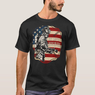 US-Feuerwehr stolz auf meine Feuerwehrhu T-Shirt