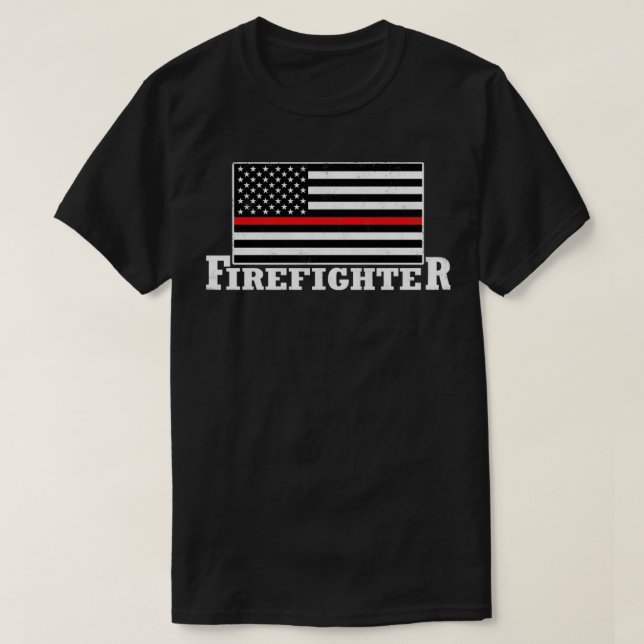 US-Feuerwehrmann T-Shirt (Design vorne)