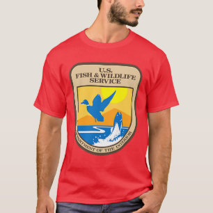 US Fish Wildlife Service Wild Game Fischerei Jagd T-Shirt