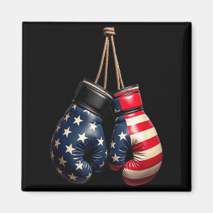US-Flag-Boxhandschuhe Boxer Magnet