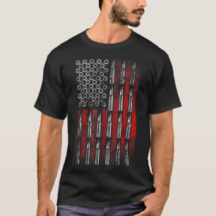 US Flag Bullets Flag American Flag Gun Rights T-Shirt