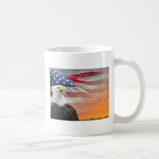 US Flag Eagle Tasse