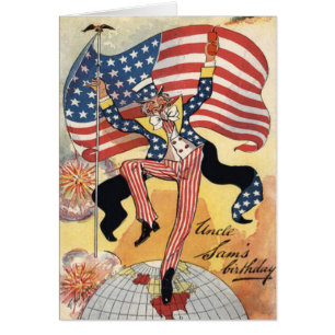 US Flag Fireworks Firecracker Uncle Sam