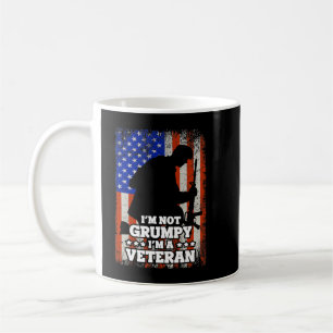 US Flag Im nicht Grumpy im a Veteran 116 Kaffeetasse