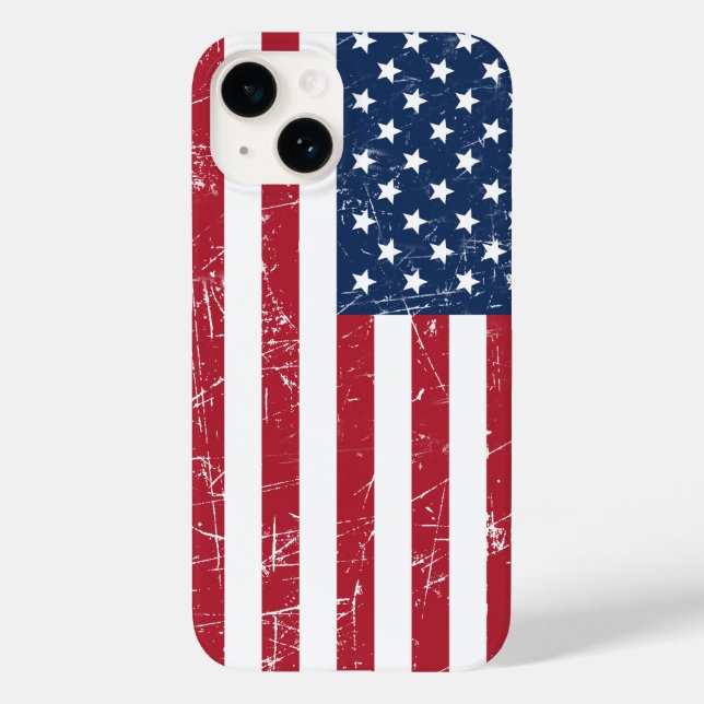 US-Flag in Not Case-Mate iPhone Hülle (Rückseite)