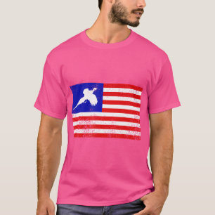 US Flag Pheasant Jagd T-Shirt